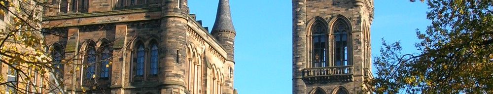 University of Glasgow Main Building and tower